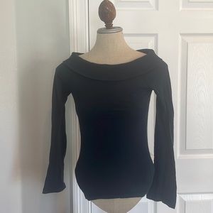 Aeropostale top black S cowl neck